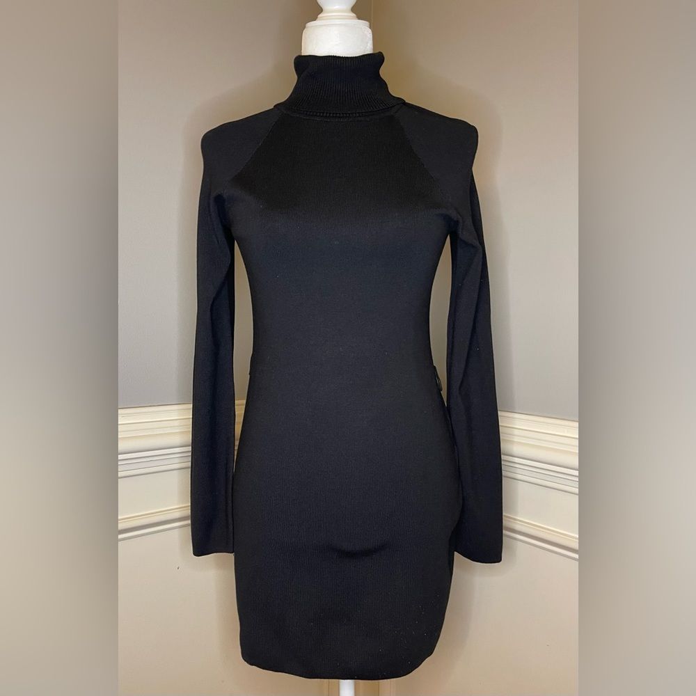 INC International Concepts Turtleneck Sweater Dress